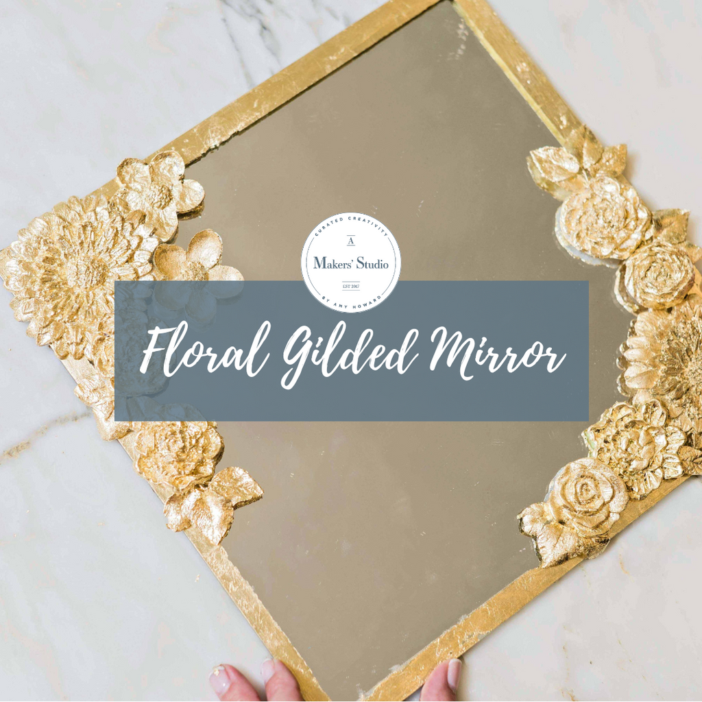 Floral Gilded Mirror