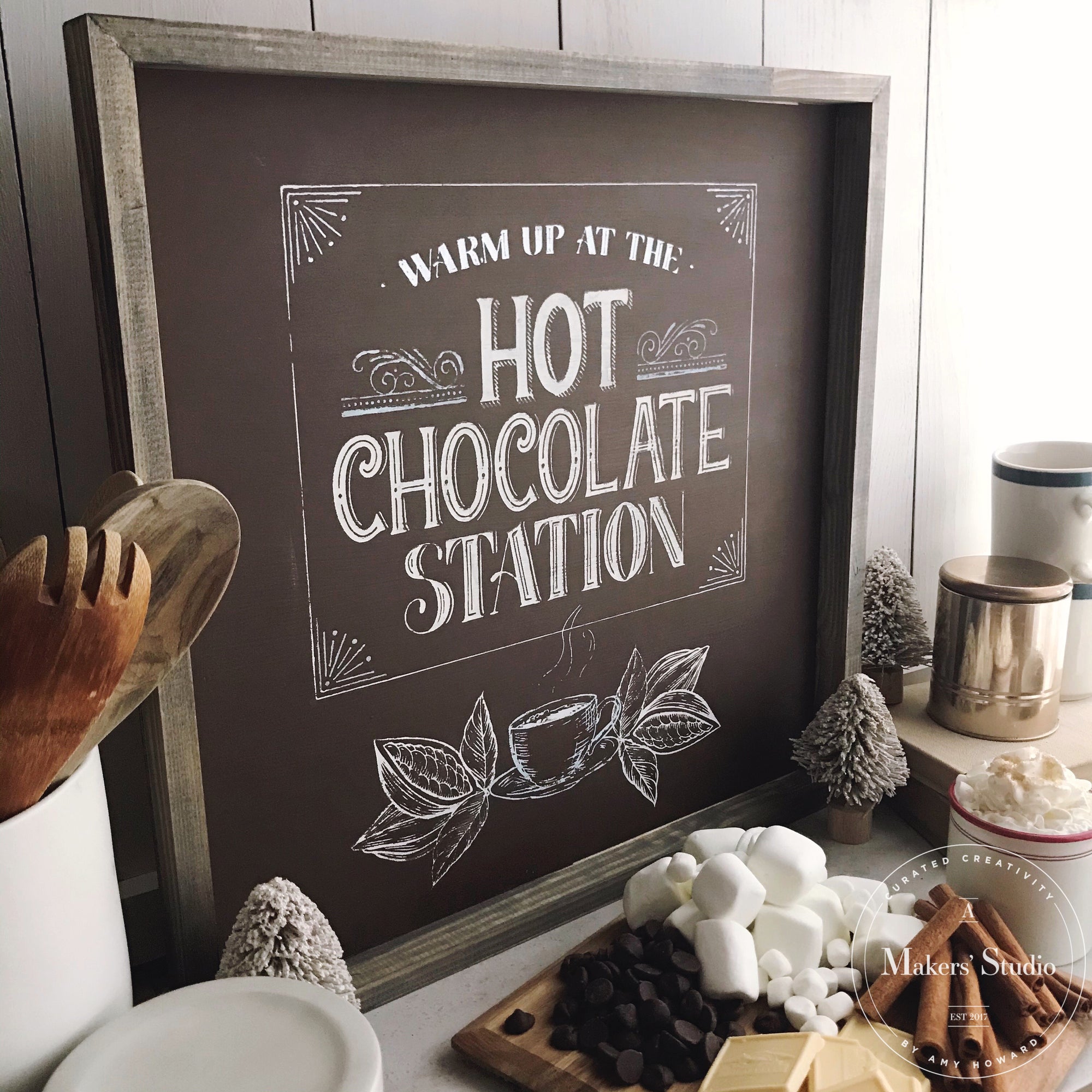 Hot Chocolate Station} - Milk Paint