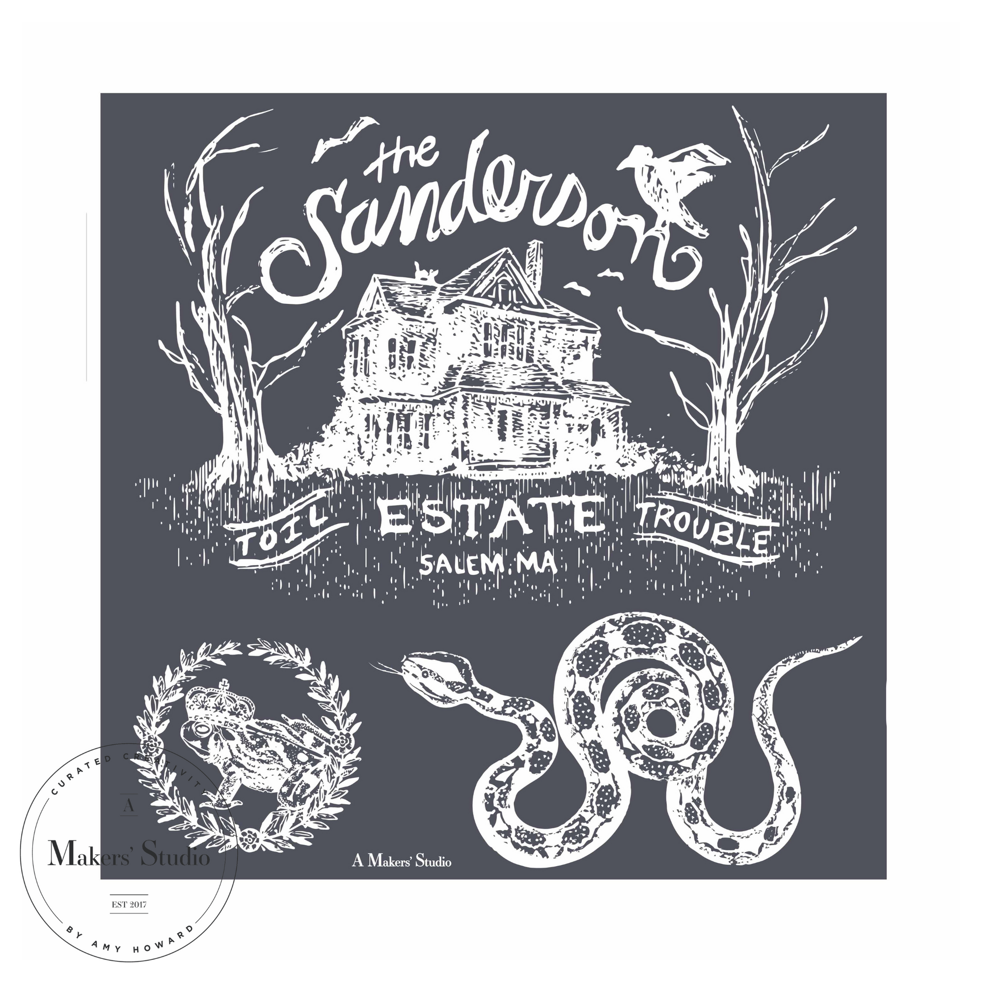 Sanderson Estate - Mesh Stencil 12x12