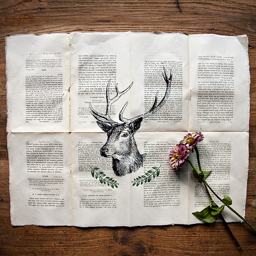 Deer Head - Mesh Stencil 9x12