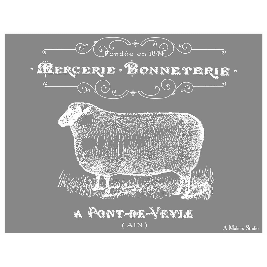 Sheep - Mesh Stencil 8.5x11