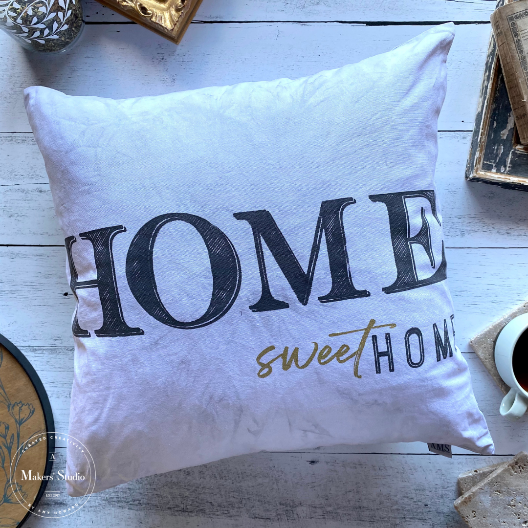 Home Sweet Home - Mesh Stencil 8.5x11