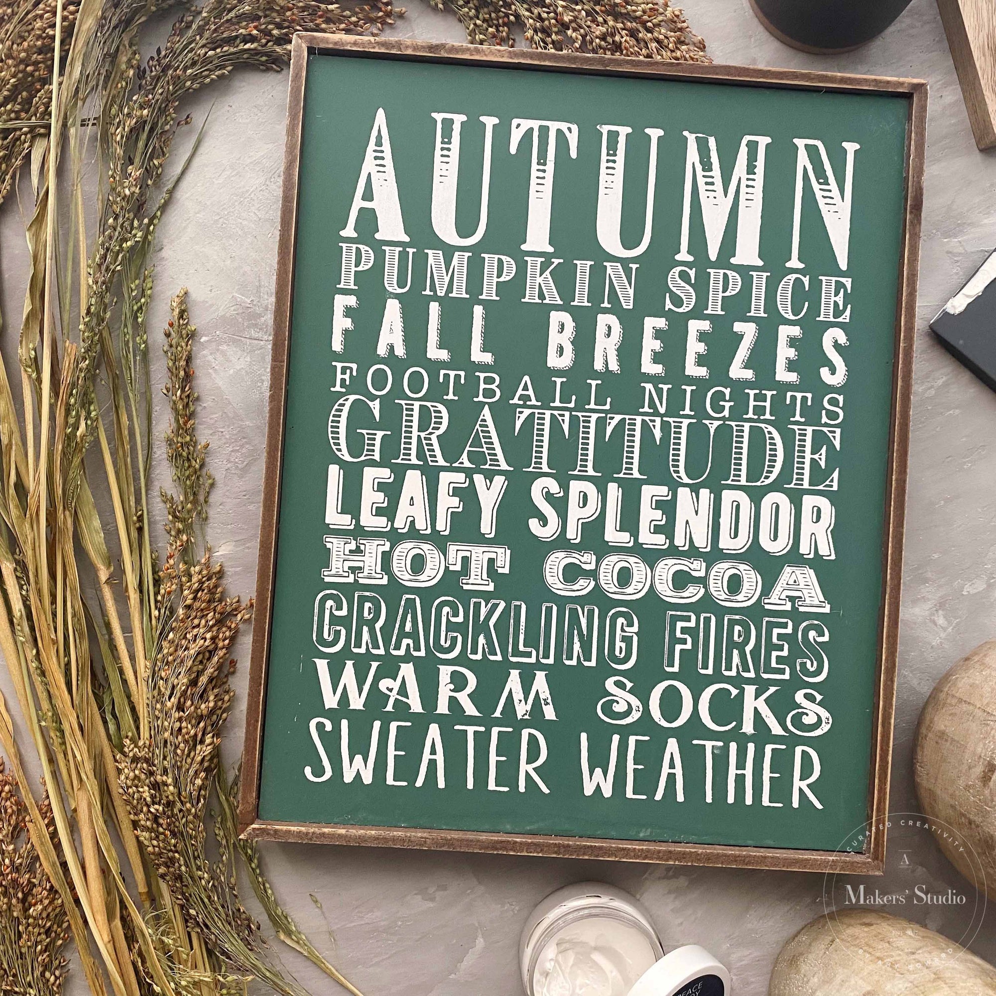 Fall is My Favorite Season - Mesh Stencil 8.5x11