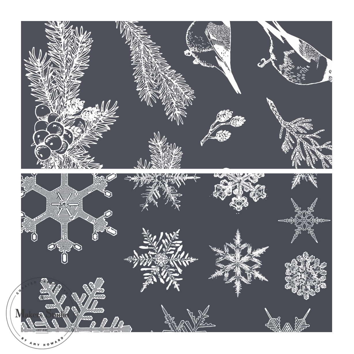 Winter Nature Stencil Bundle