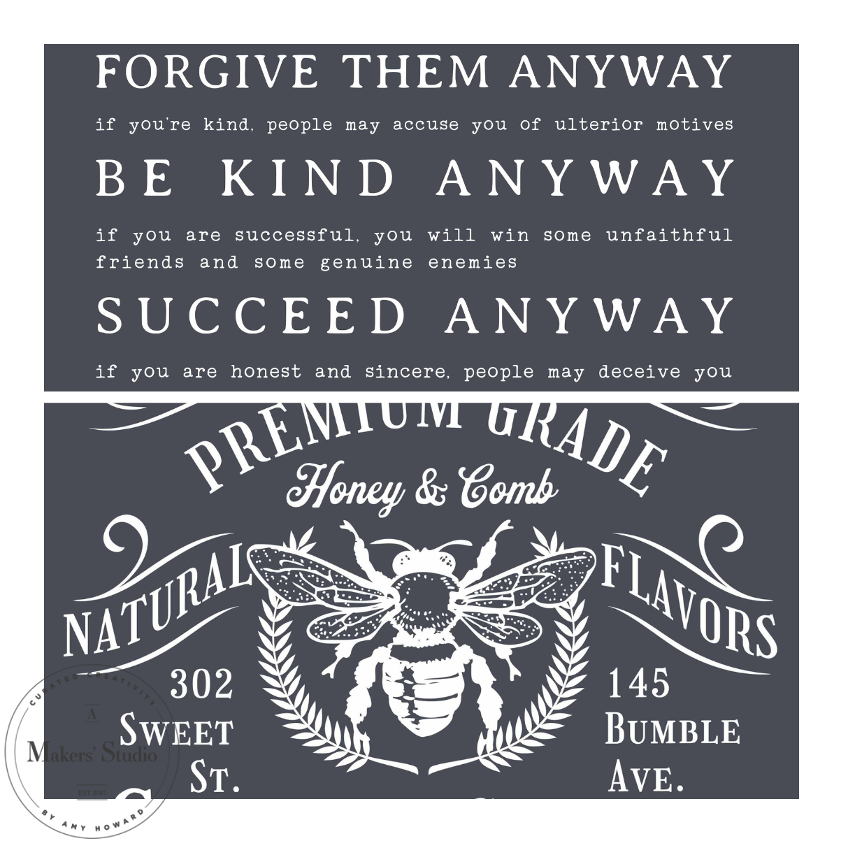 Honey Quotes Stencil Bundle