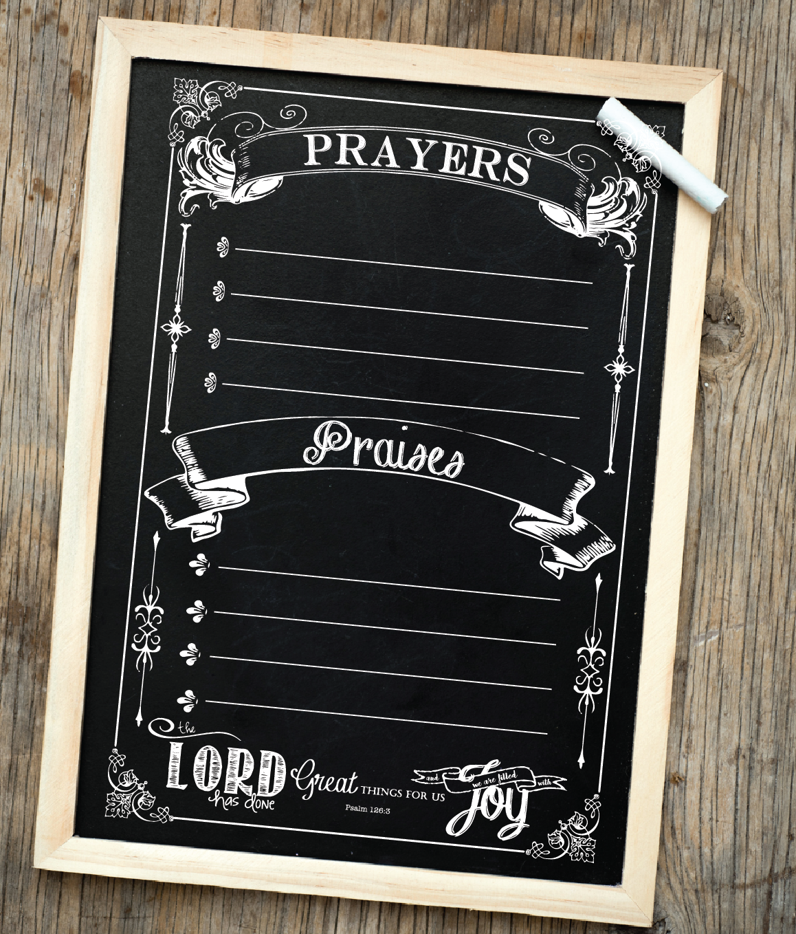 Prayer Board - Mesh Stencil 12x18