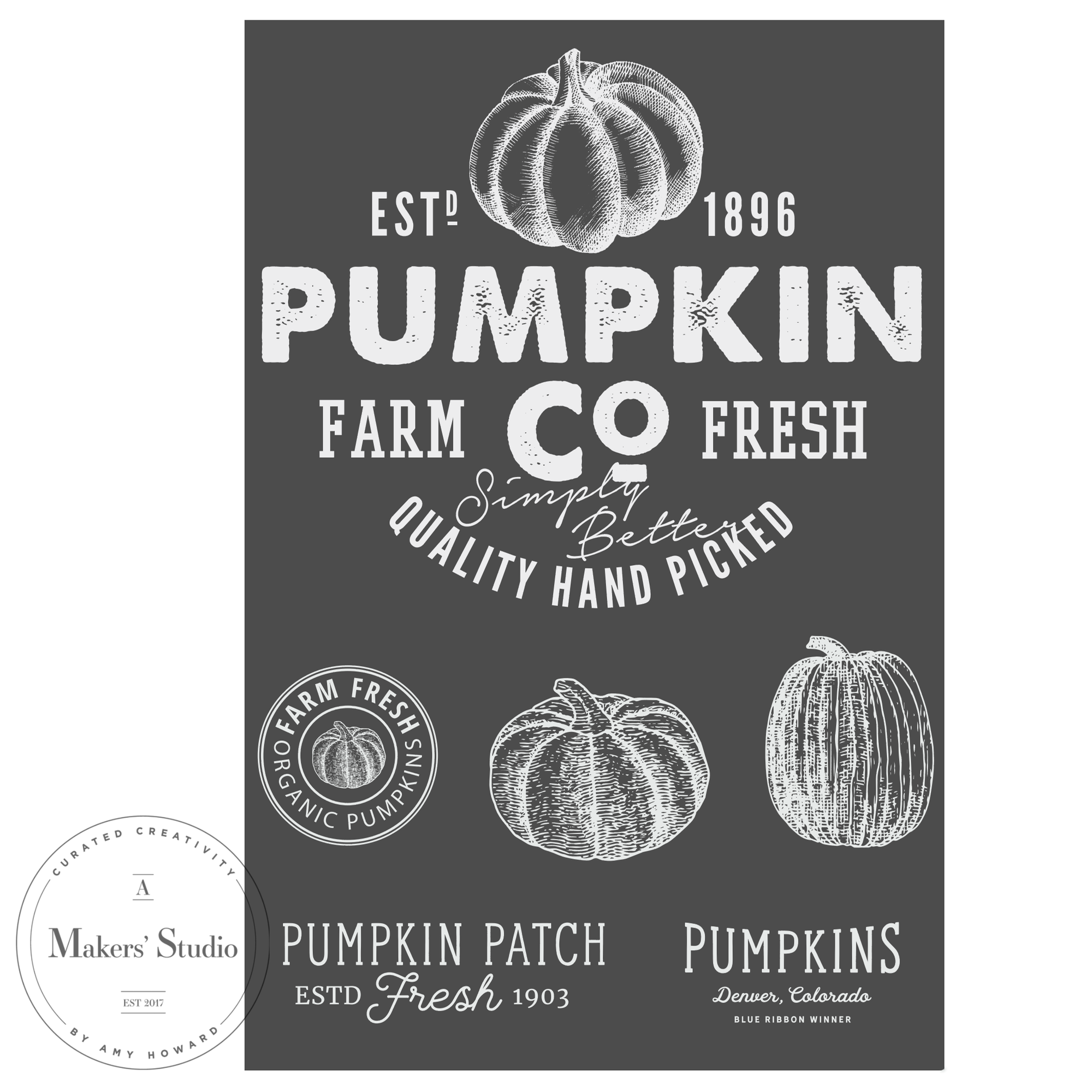 Pumpkin Co - Mesh Stencil 12x18