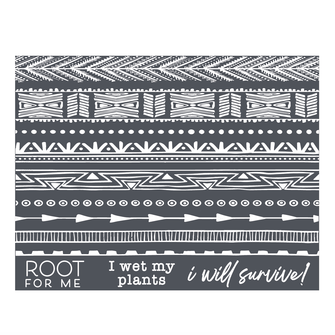 Root for Me - Mesh Stencil 8.5x11