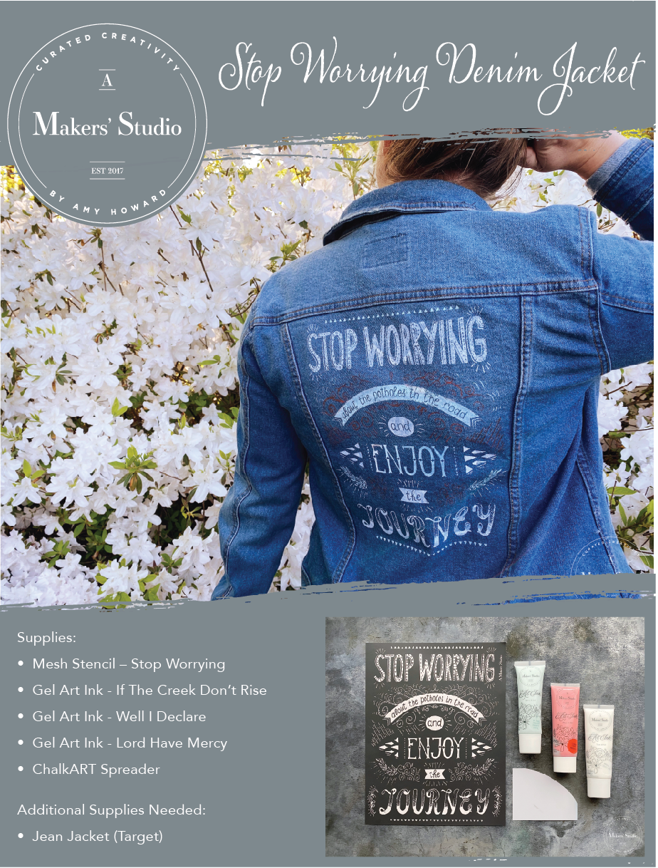 Stop Worrying Denim Jacket Project