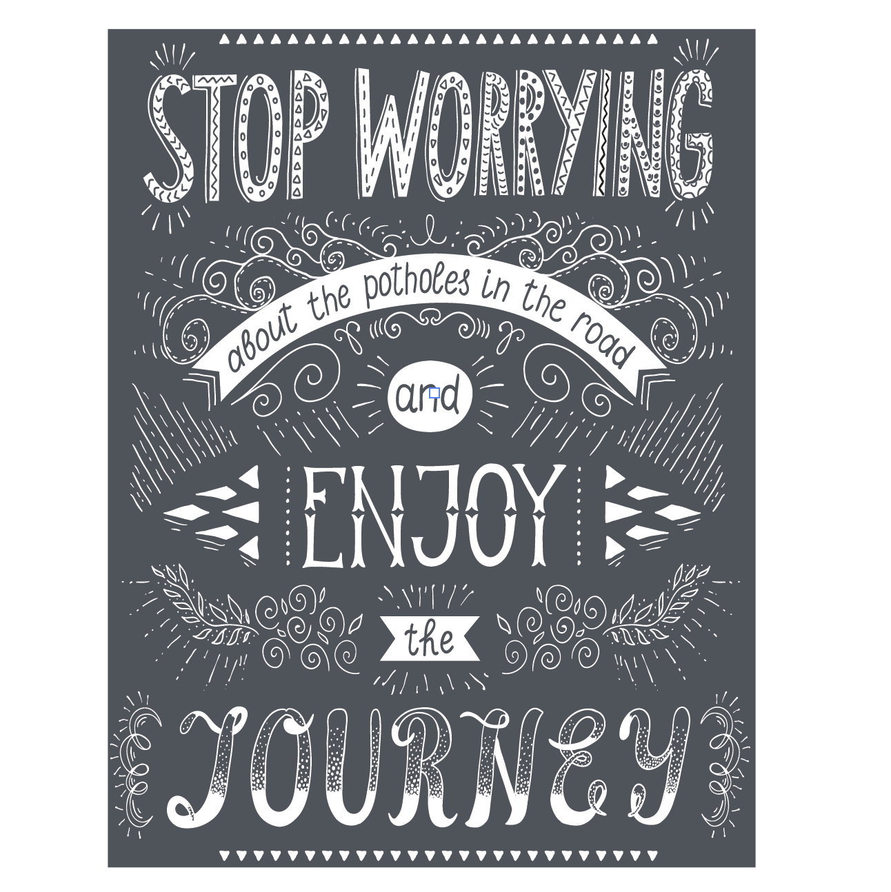 Stop Worrying Stencil Bundle