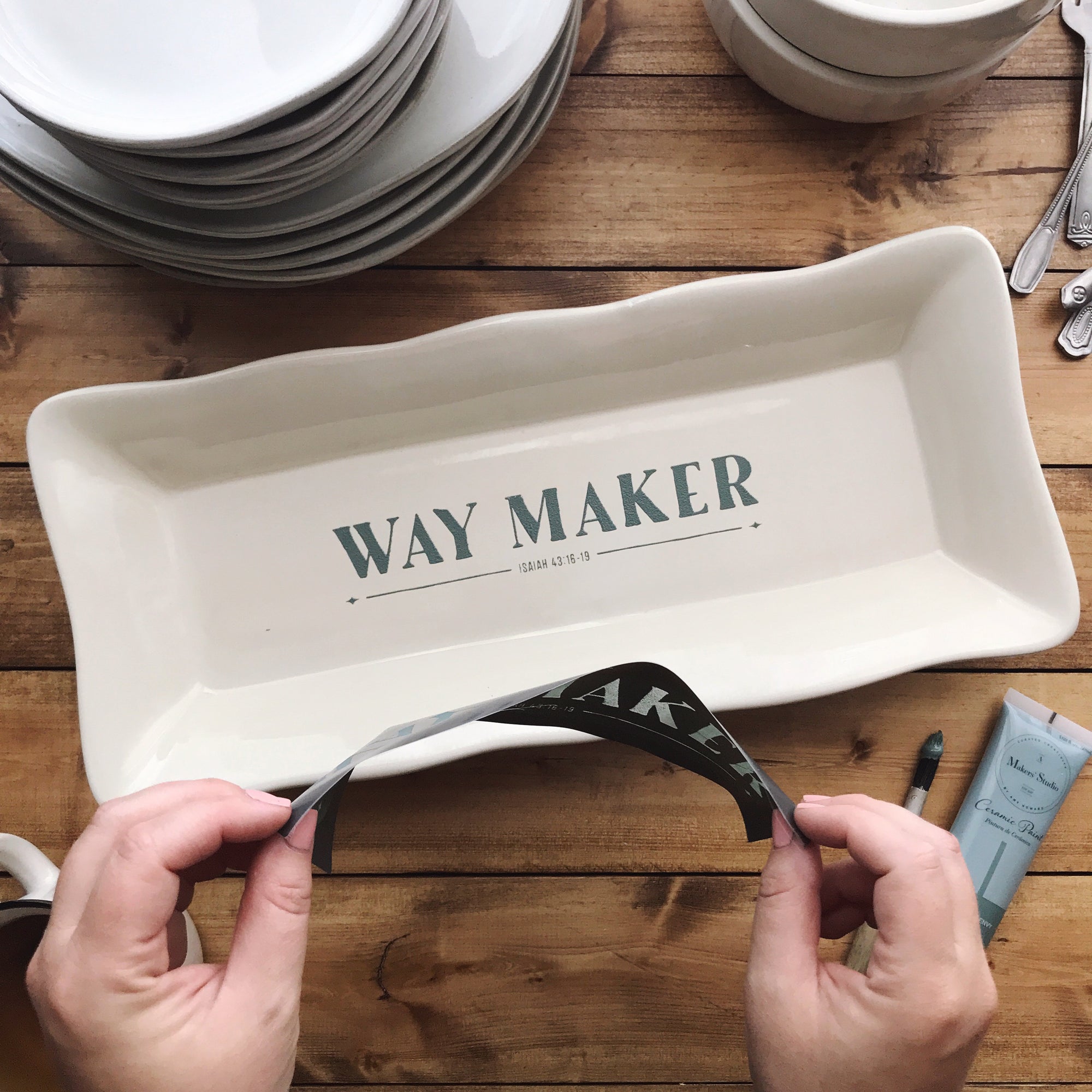 Way Maker - Mesh Stencil 8.5x11